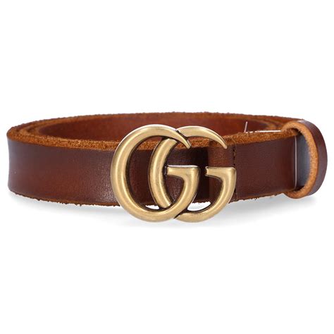 gucci brown belt women